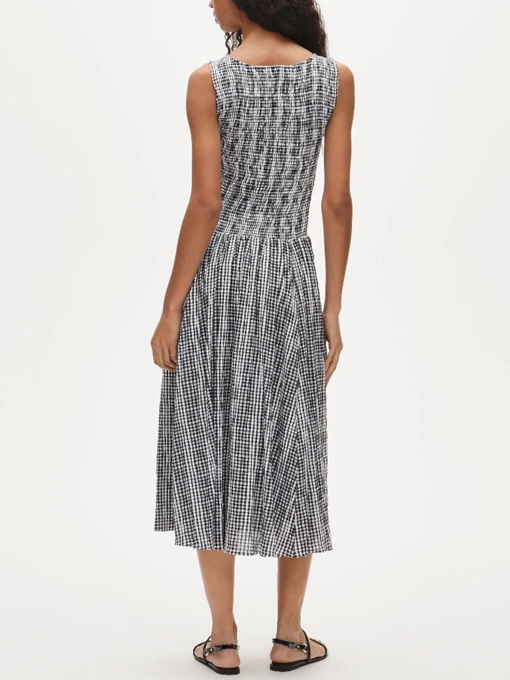 NWT J.Crew Lina Midi Dress in Gingham – Size Small
